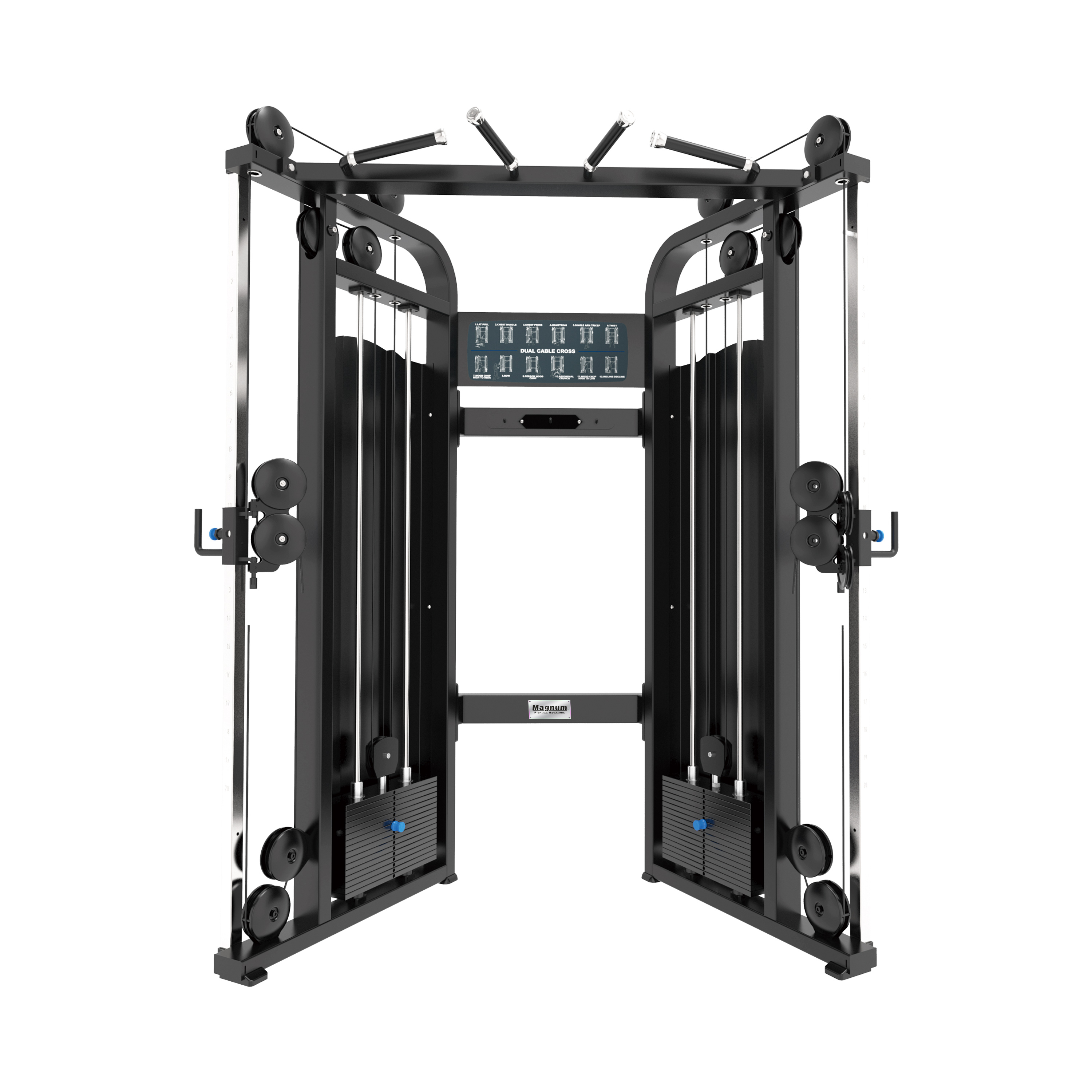 Cruce de poleas dual Magnum Sport Equipment